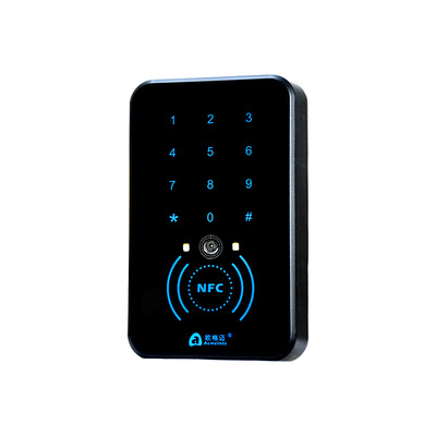 NFC+IC+密码+动态二维码门禁一体机带触摸按键